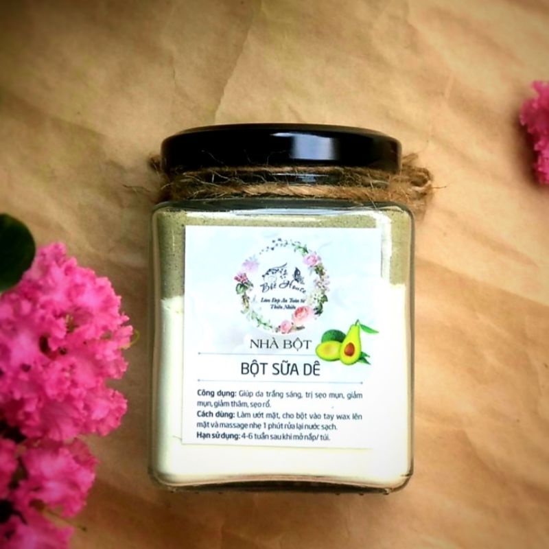 BỘT RỬA MẶT BƠ SỮA DÊ HANDMADE NHÀ BỘT
