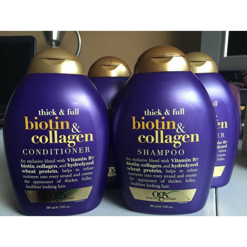 Lẻ Dầu Xả Biotin Collagen Giúp Chống Rụng &amp; Kích Thích Mọc Tóc 385ml