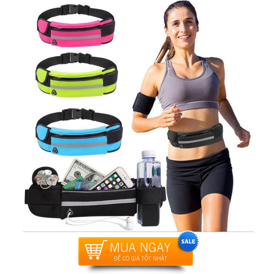 [ MÃ ANHQGI10K GIẢM 10K TẤT CẢ SP ] Túi đeo bụng mini để đi chạy bộ tập GYM đi siêu thị