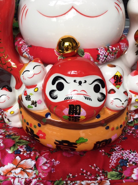 Mèo thần tài may mắn Maneki neko 33cm-15inch