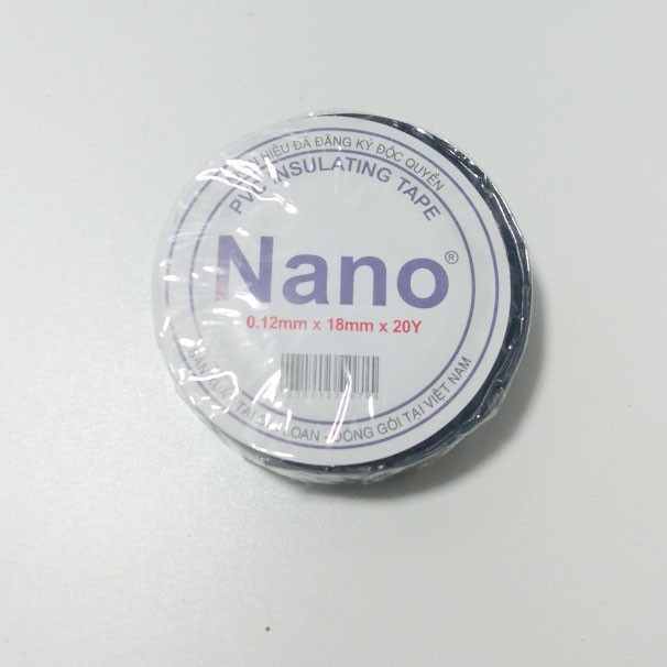 Băng dính điện 18mm x 20ya Nano, Globe