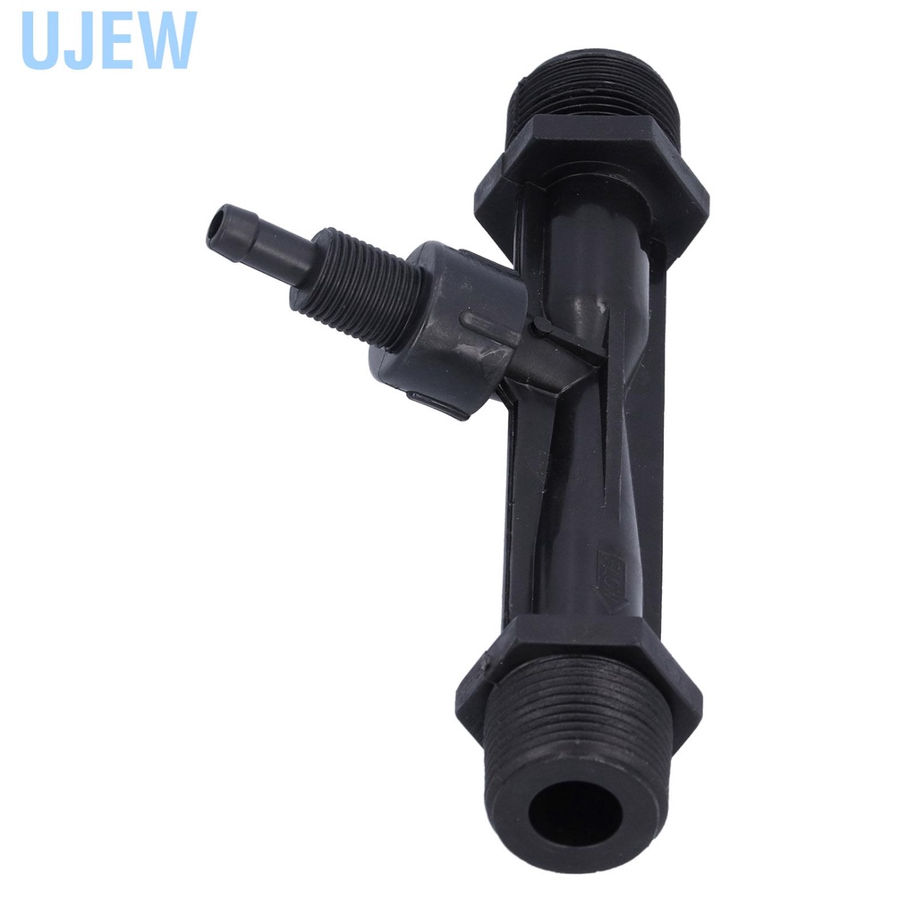 Ujew Venturi Tube PVDF G3/4 Fertilizer Injector Irrigation Mixer Tool for Agriculture