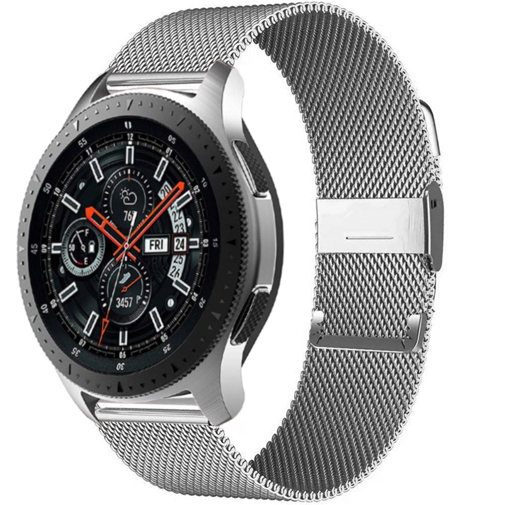 Dây Đeo Milanese Cho Đồng Hồ Thông Minh Samsung Galaxy watch 4 5 pro 3 44mm 40mm 45mm 41mm Active 2 46mm 42mm Gear S3 Frontier 20mm 22mm