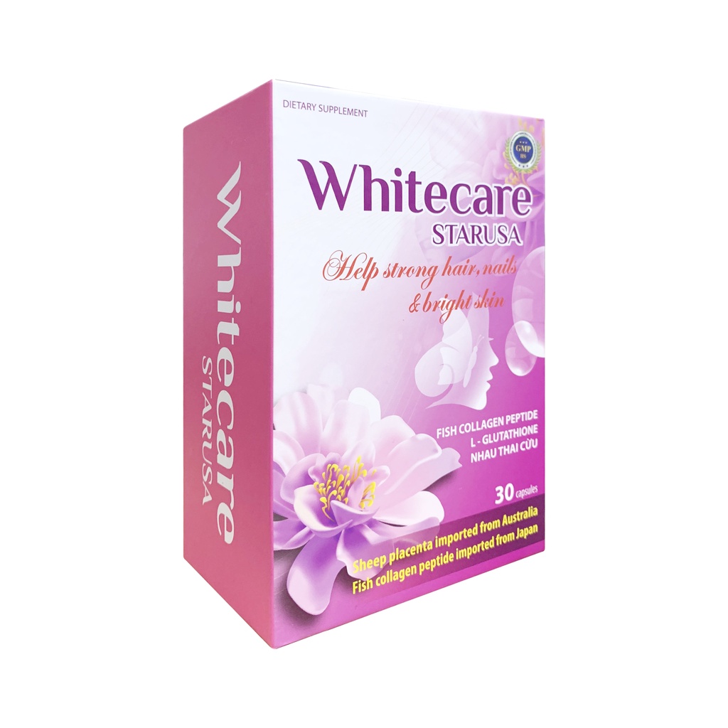 Viên Uống Collagen Đẹp Da Trắng Da Sáng Da Duy Trì Làn Da Khỏe WHITECARE