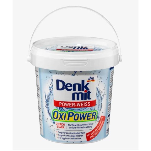 Bột tẩy vết bẩn quần áo đa năng Denkmit Oxi Power 750G – Hàng Đức