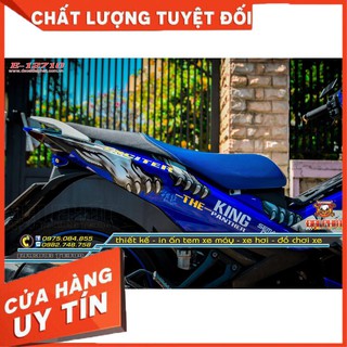 TEM TRÙM EX150 XANH TRẮNG