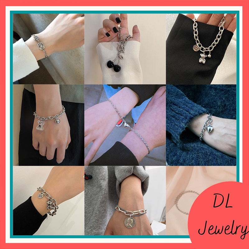 Vòng tay nữ DL.Jewelry Lắc tay hoàng tử,Vòng tay cặp đôi, tình bạn phong cách Hàn Quốc