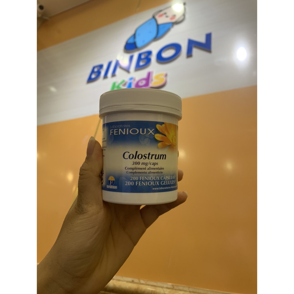 Sữa Non Pháp Fenioux Colostrum hộp 200 viên
