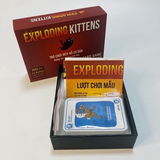 Mèo Nổ - Boardgame Exploding Kittens tiếng việt (bản cơ bản)