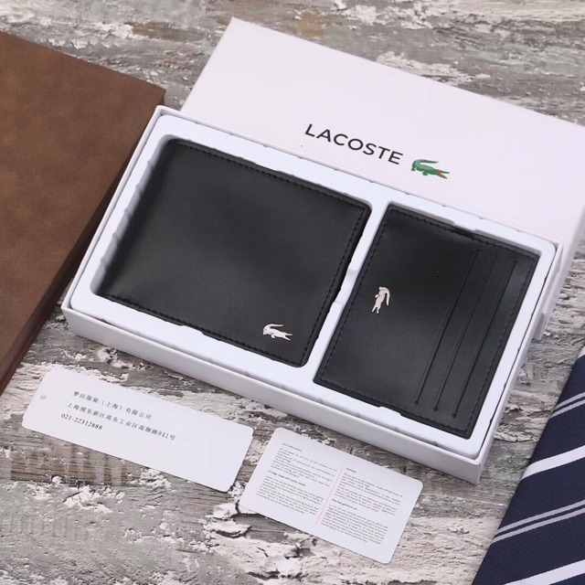 SET VÍ LACOSTE+ VÍ ĐỰNG CARD
