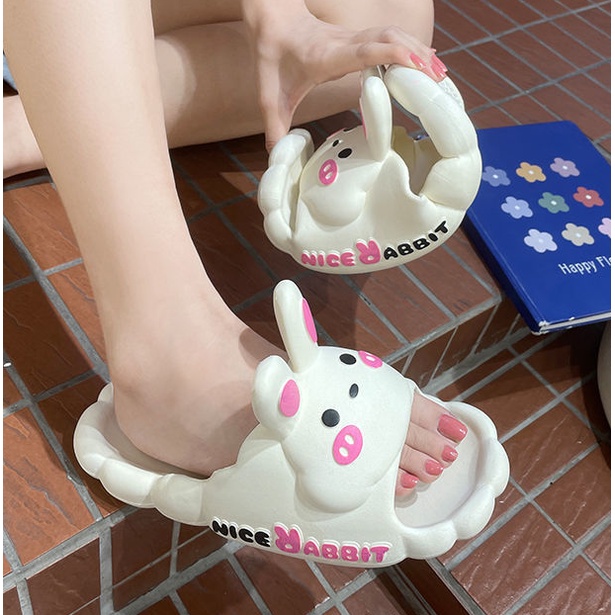 DÉP CHO BÉ HÌNH ĐÁM MÂY TAI THỎ ( ĐẶT TĂNG 2 SIZE Ạ)