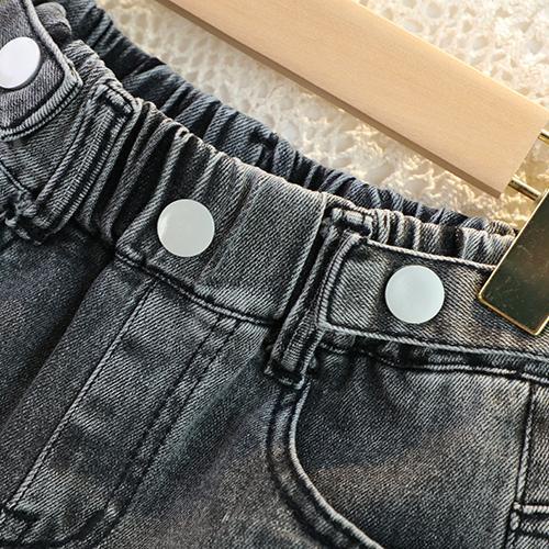 Quần Short Denim Thời Trang Hàn Quốc Đáng Yêu Dành Cho Bé Gái