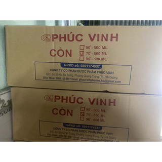 Cồn 70 độ 500ML ethanol Phúc Vinh