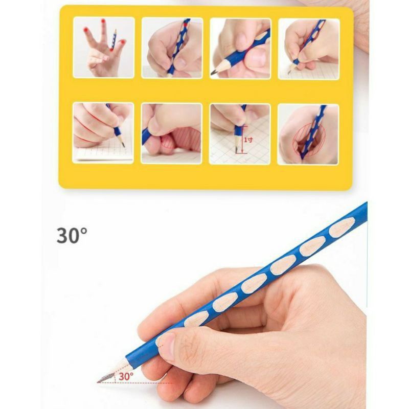 [lẻ 1 cây] Bút chì định vị ngòi chì 2B cho nét chữ đậm và chuốt không gãy
