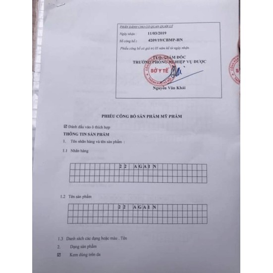 ✅Kem 22 again 🌸🌸 Kem 22 again hàn quốc KEM CHỐNG LÃO HÓA