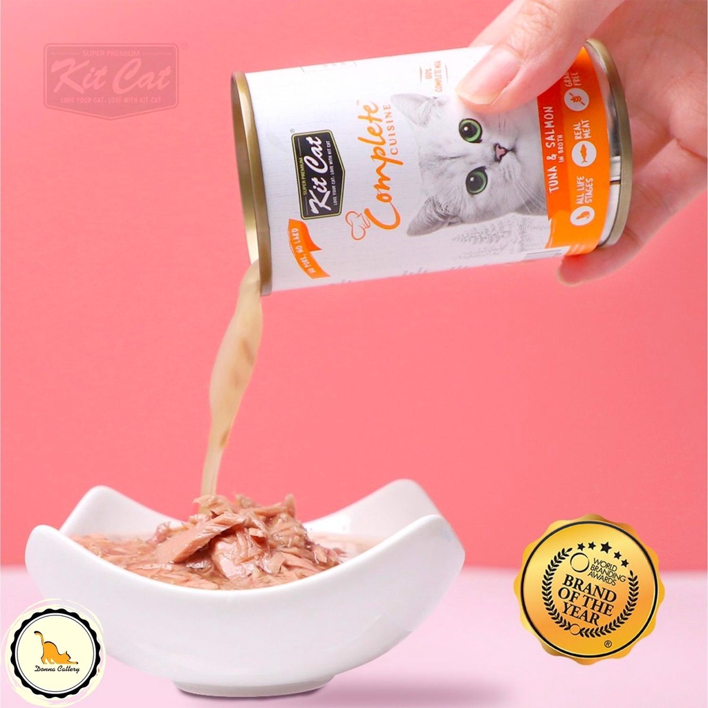 [SIÊU CAO CẤP] KITCAT COMPLETE CUISINE KIT CAT - PATE CÁ NGỪ VÀ THỊT GÀ CHO MÈO NƯỚC SỐT 150g