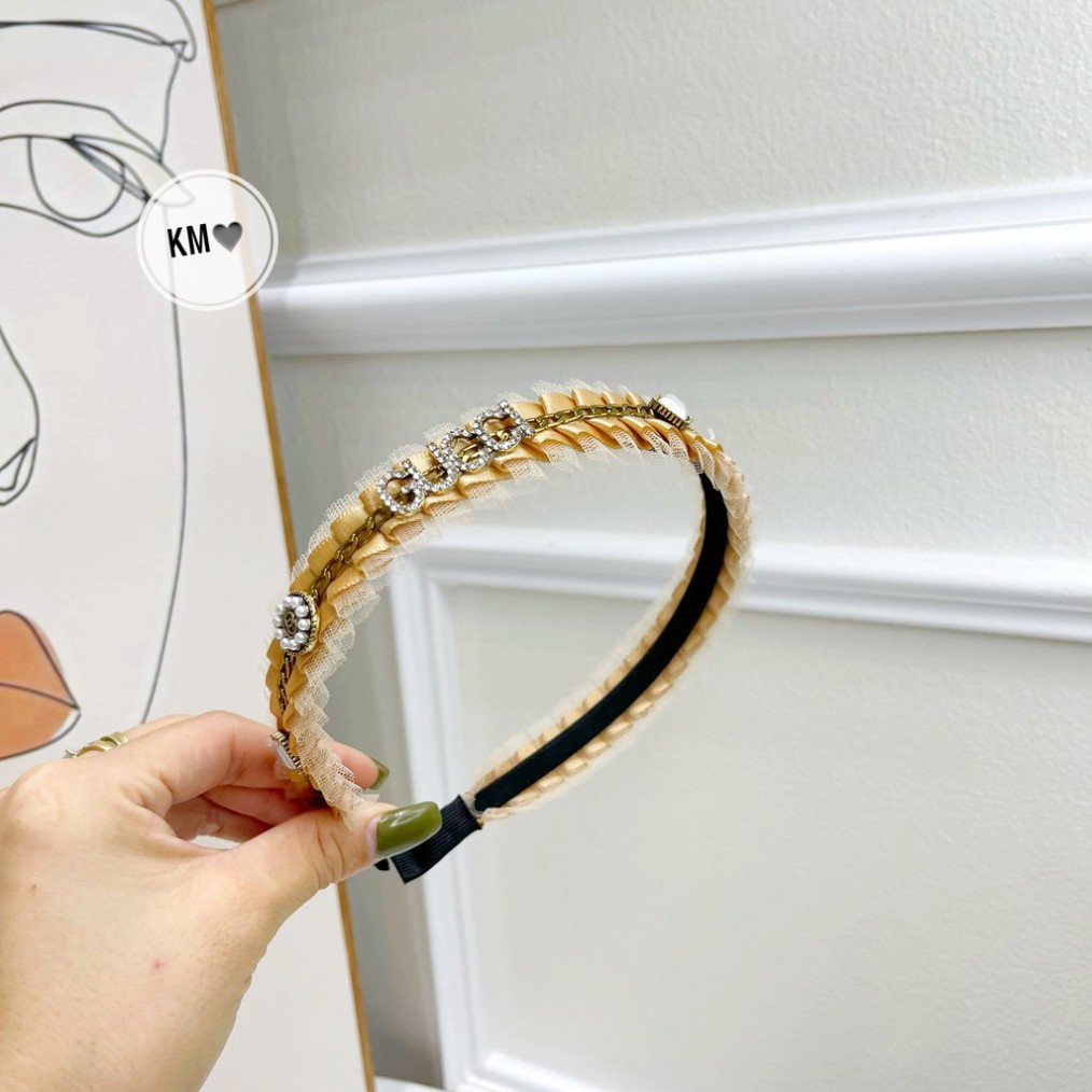 Bờm Tóc G.U.C.C.I Đá Cao Cấp 2021 ❤️ Cài Tóc Đá Hottrend , Bờm Tóc Đá Mới Nhất , Sang Trọng , Trẻ Trung