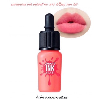 SON PERIPERA INK VELVET. 💄 ⭐️màu #13 charming coral hồng san hô siêu xinh