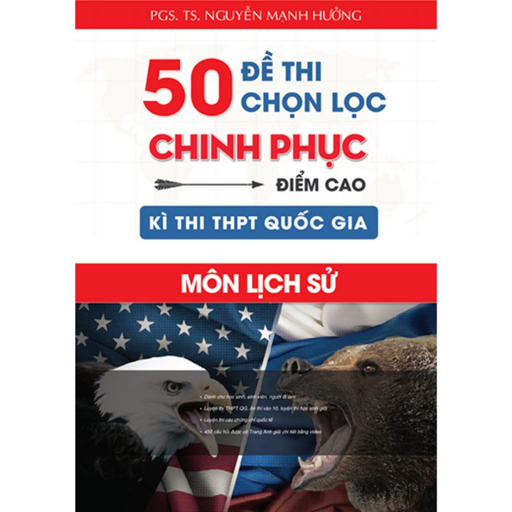 Sách - 50 Đề Thi Chọn Lọc Chinh Phục Điểm Cao Kì Thi THPT Quốc Gia Môn Lịch Sử