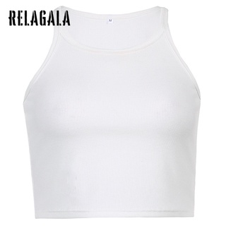 Áo ba lỗ thể thao Relagala cổ tròn thời trang gợi cảm cho nữ