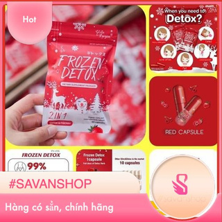 🌟Chính Hãng🌟 Sản phẩm như trên ảnh ( Viên khử mỡ trái cây Frozen Detox Thái Lan )