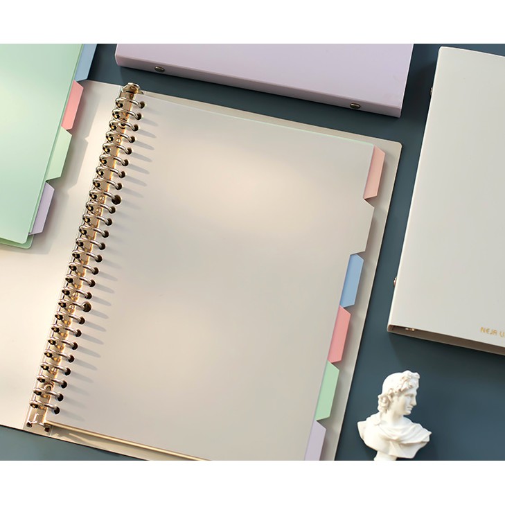 Bìa sổ còng A5- B5 màu pastel xinh xỉu-StudywithNgan-cong04