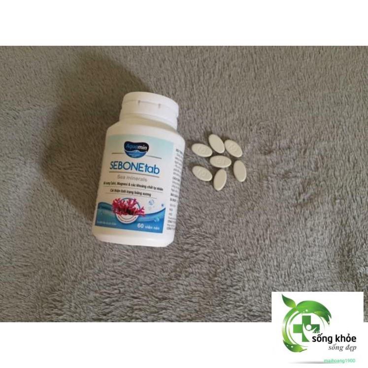 SeBoneTab-Bổ sung canxi từ tảo biển,Hỗ trợ cải thiện tình trạng loãng xương, làm chậm quá trình thoái hóa xương