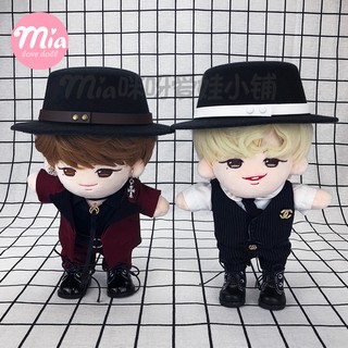 💖Bộ Sưu Tập Cao Cấp Màu Cam💖Bộ Quần Áo Búp Bê Bts EXO 15cm20cm Kèm Mũ Vành Dễ Thương