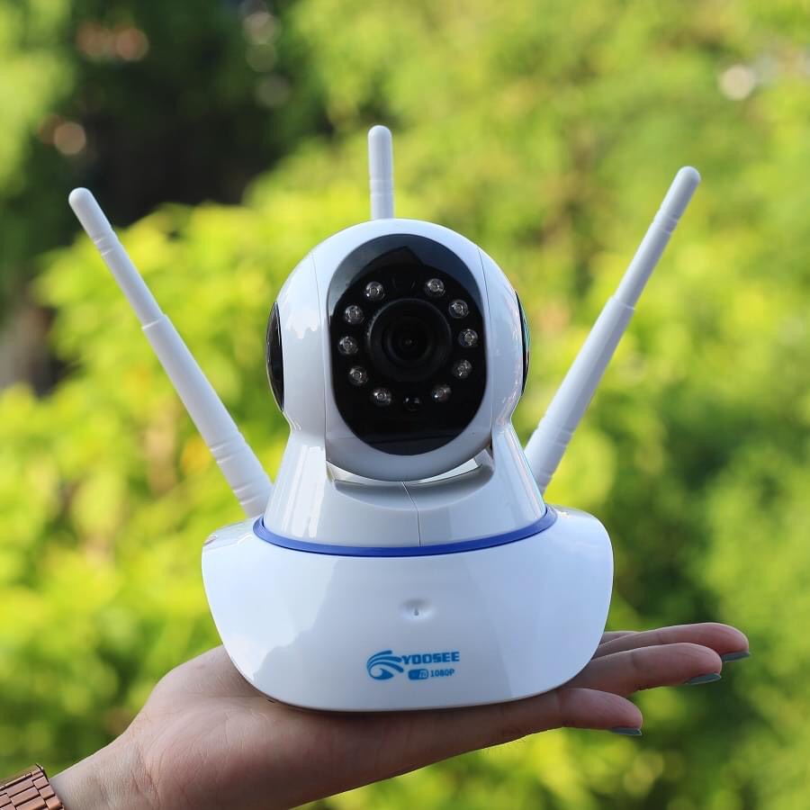 Camera WiFi Yoosee Xoay 360 Trong Nhà Siêu Nét FHD 1080P, 3 anten 11 Led - ĐÀM THOẠI 2 CHIỀU - bảo hành 12 tháng