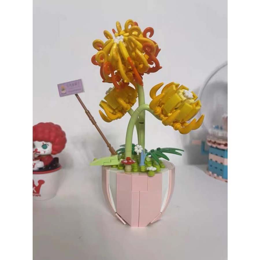 Đồ Chơi Lắp Ráp Hình Hoa Sáng Tạo Giáo Dục Cho Trẻ Em