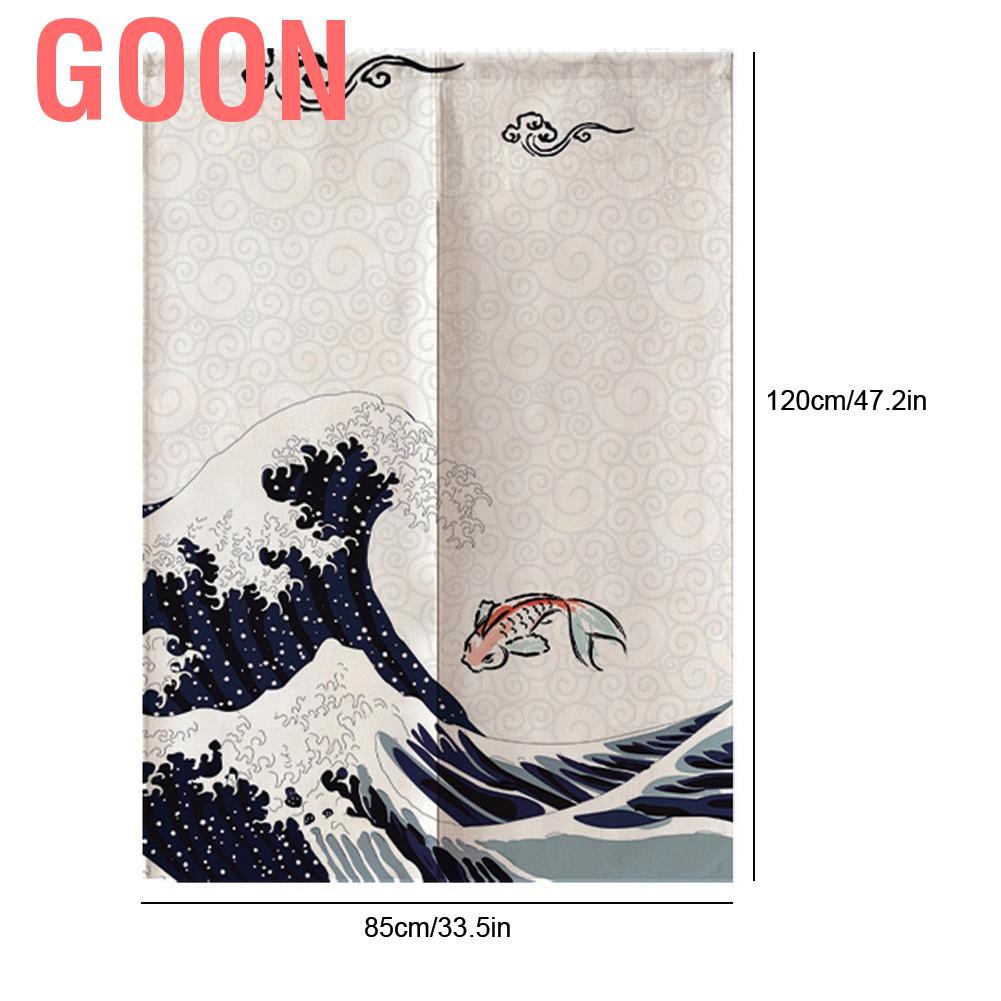 GOON Rèm Cửa Trang Trí Phong Cách Nhật Bản 85x120cm