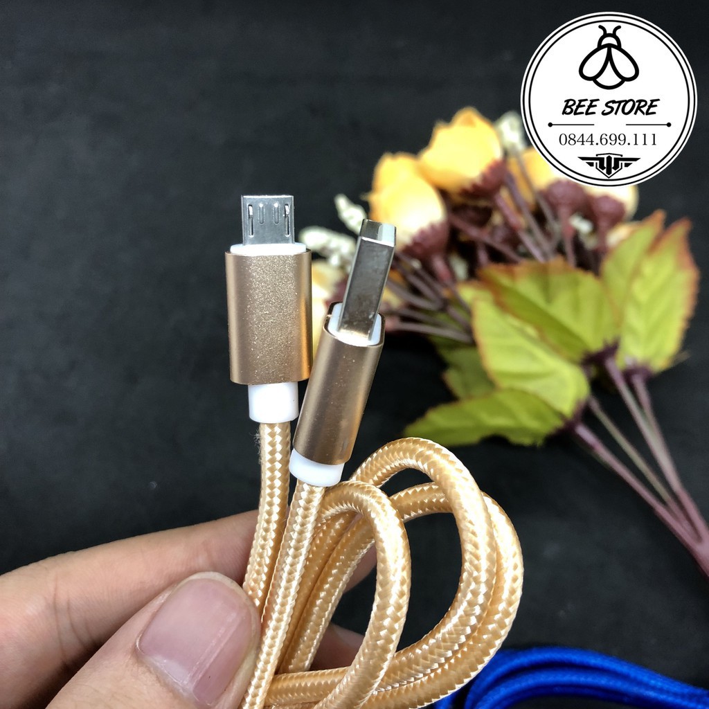 Cáp sạc, dây sạc điện thoại dài 1m2, 2m, 3m bọc dù  hỗ trợ sạc nhanh cho iPhone/ micro Usb / Type C - Beetech