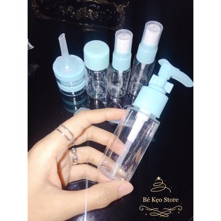 Bộ chiết mỹ phẩm du lịch 7 món