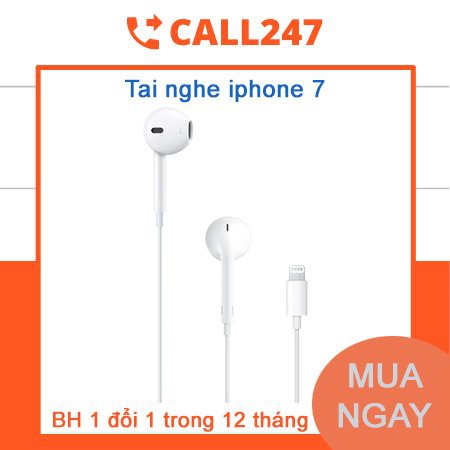 [ BH 1 Đổi 1 ] Tai Nghe Ip Chân Lightning Tương Thích Iphone 7 /8/ X/11PROMAX