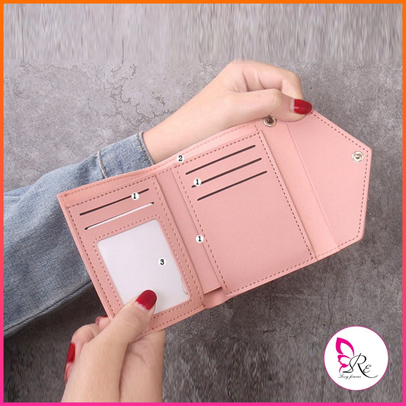 Ví nữ ngắn khoá tim cute giá rẻ siêu bền VN002 | BigBuy360 - bigbuy360.vn