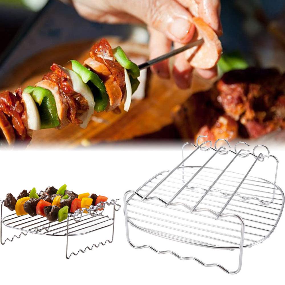 Giá Đỡ Vỉ Nướng BBQ Bằng Thép Không Gỉ Tiện Dụng