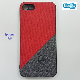 Ốp lưng Iphone 7 / 8 da logo Mercedes