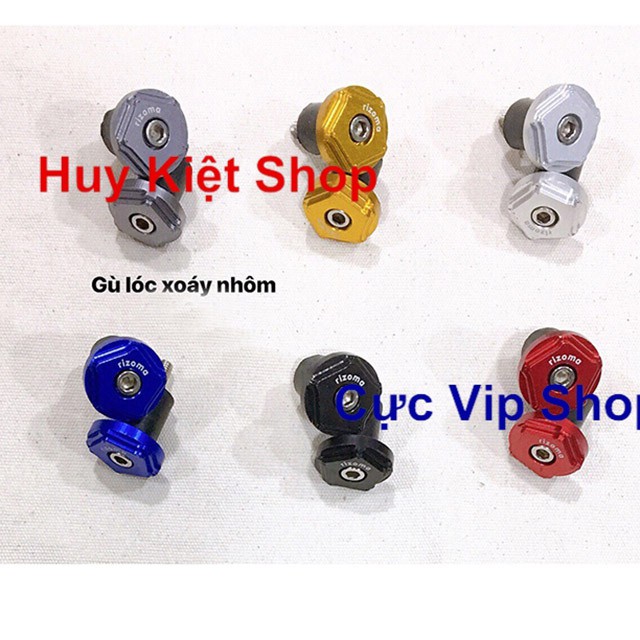 (Dùng cho tất cả các loại xe) Gù Tay Lái Nhôm Lốc Xoáy