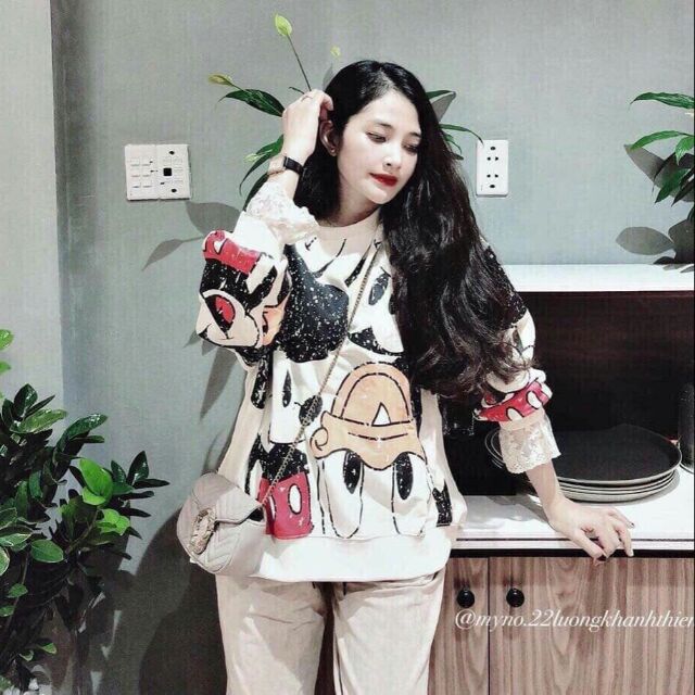 Áo nỉ mickey Zara