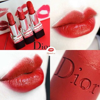 Son Dior Rouge 888 Strong Matte Đỏ Cam – From Satin To Matte