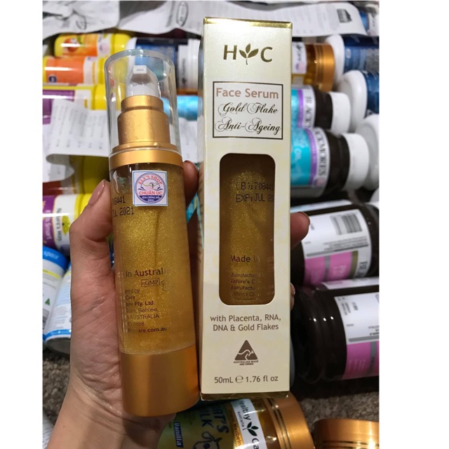 SALE 50% SERUM TINH CHẤT VÀNG NHAU THAI CỪU HEALTHY CARE 50ml