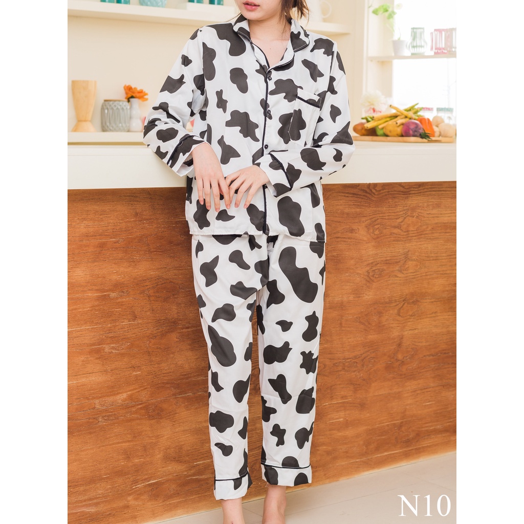 Bộ Pijama Nữ Dài Tay, Đồ Ngủ  Nữ Tay Dài Siêu Thoải Mái | BigBuy360 - bigbuy360.vn