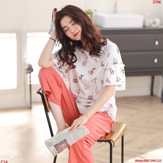 Bộ mặc nhà cotton cao cấp - Micha C14