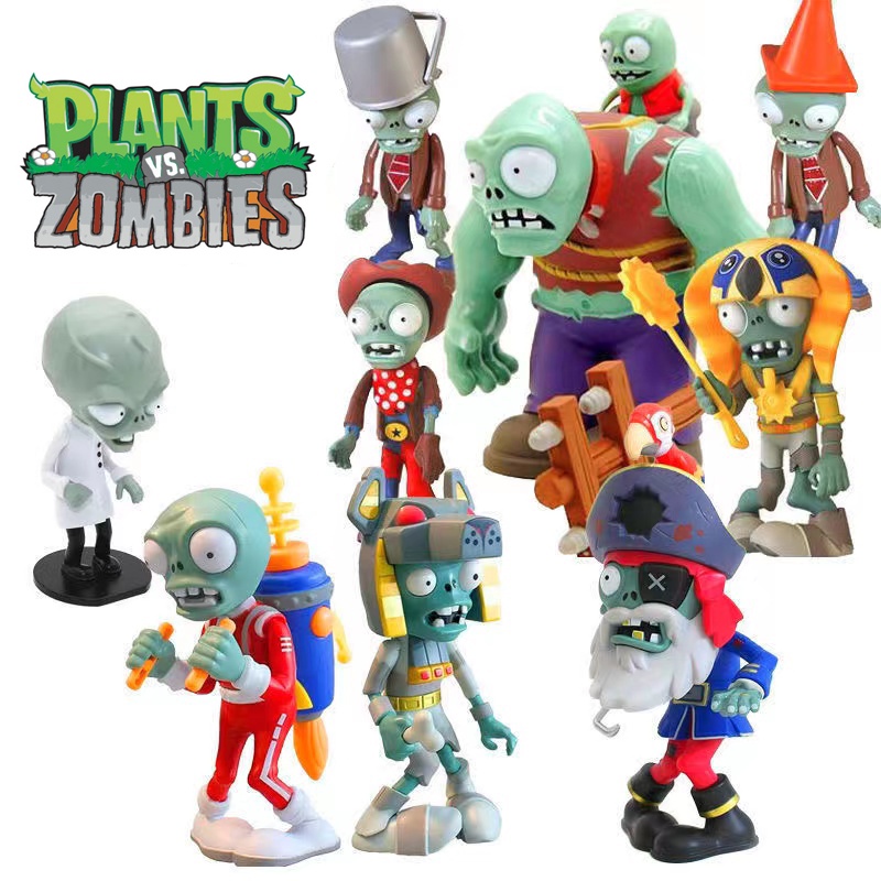 Cây VS. Zombie Đồ Chơi Rào Chắn Zombie Nhân Vật Đồ Chơi Búp Bê Bộ Sưu Tập Trang Trí Bánh Tiệc Cho Tr