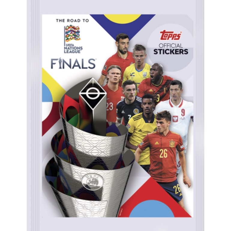 Gói thẻ sticker Topps Nations League Pack 2021/22