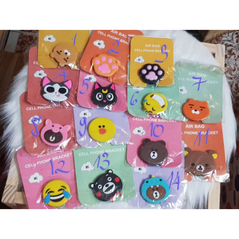 Pop đỡ điện thoại cute