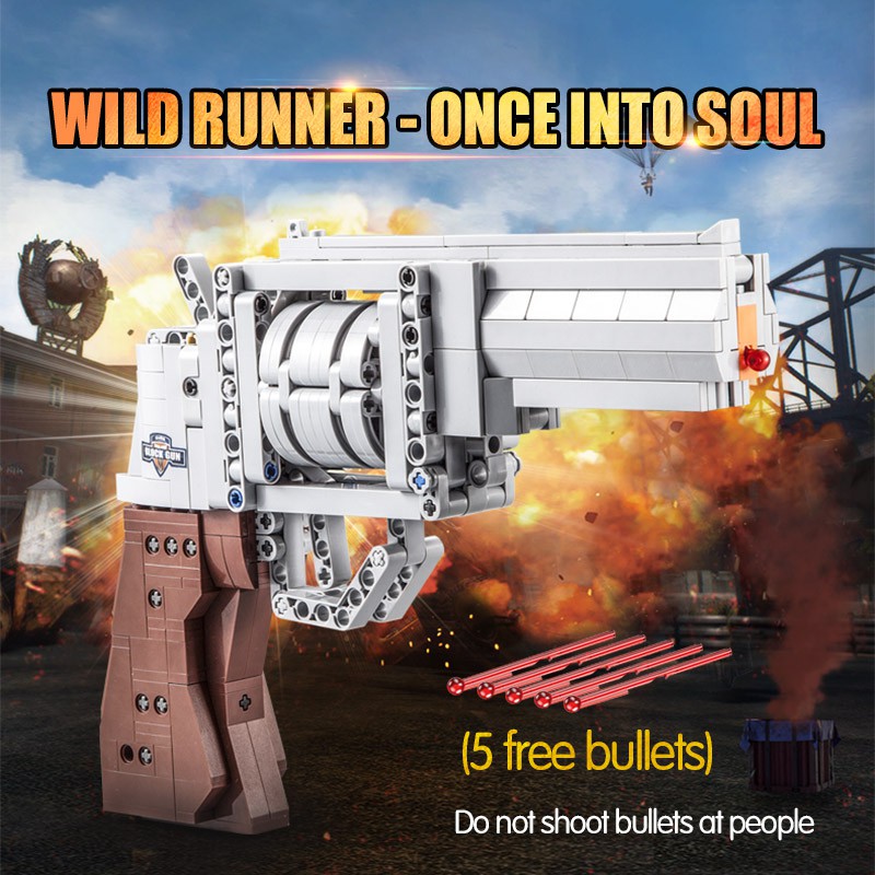 Đồ chơi Lắp ghép Mô hình Desert Eagle Xếp hình Cada 81011