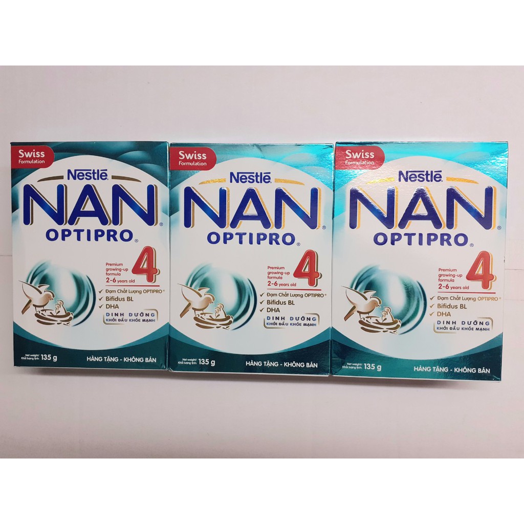 Sữa Nan 4 optirpo hộp 135gr ,date :5.5.2020