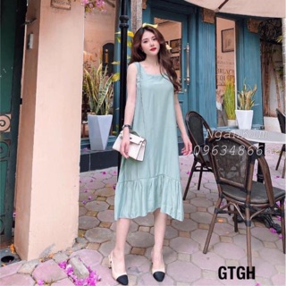 Váy maxi dáng đuôi cá chất đũi siêu mềm
