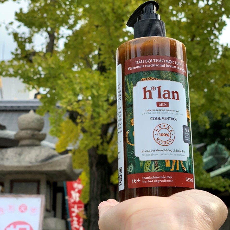 Dầu Gội Thảo Mộc Tươi H*LAN - Dành Cho Nam - 333ml - MEKONG HOME